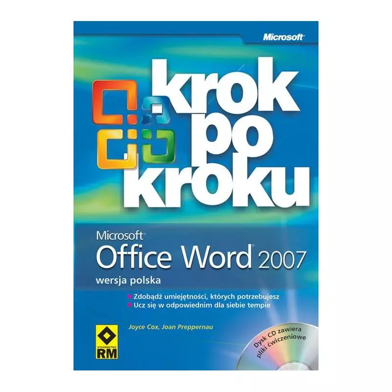 MICROSOFT OFFICE WORD 2007 KROK PO KROKU + CD - Wydawnictwo RM