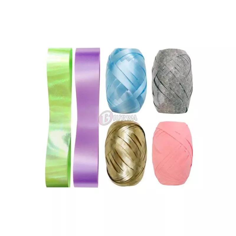 ZESTAW WSTĄŻEK PASTELOWO-ZŁOTE 8 SZT. INCOOD - Incood