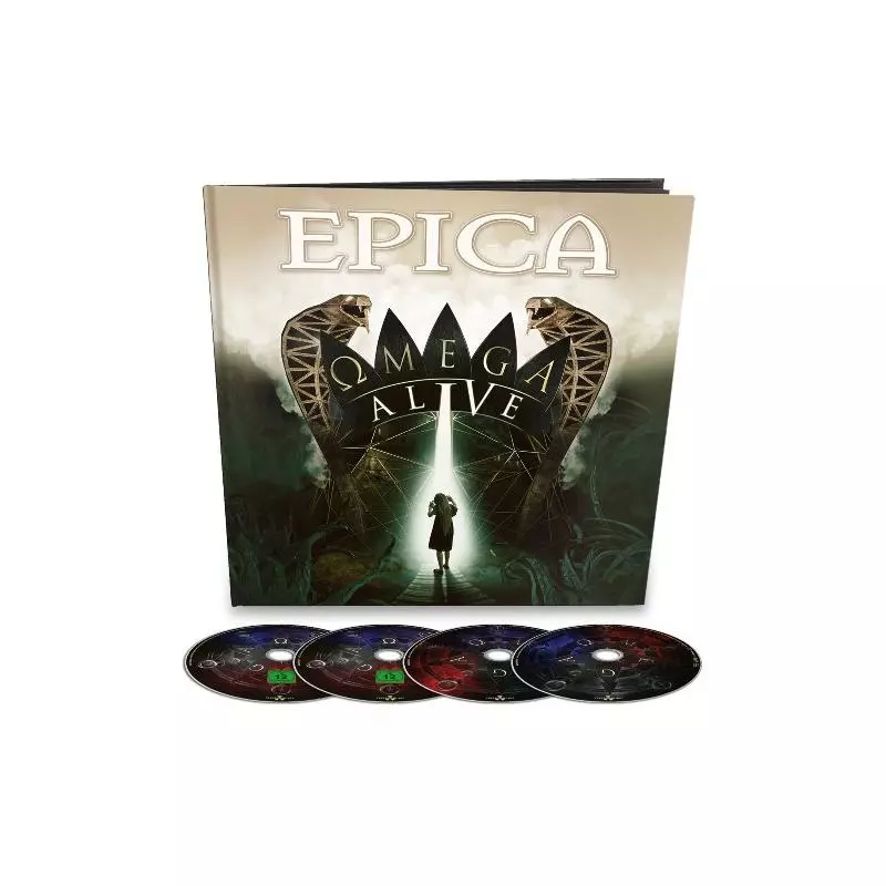 EPICA OMEGA ALIVE EARBOOK + 2CD + BLURAY + DVD - NucLear BLast