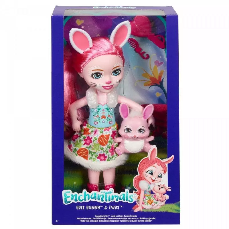 LALKA ENCHANTIMALS DUŻA + ZWIERZĄTKO 4+ - Mattel LALKA ENCHANTIMALS DUŻA + ZWIERZĄTKO 4+ - Mattel