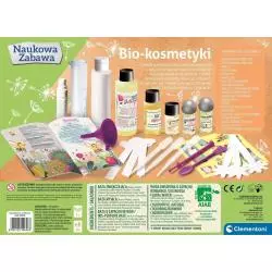 BIO-KOSMETYKI ZESTAW KREATYWNY NAUKOWA ZABAWA 8+ - Clementoni