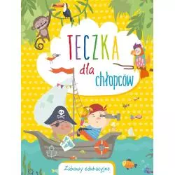 TECZKA DLA CHŁOPCÓW Z NAKLEJKAMI. ZABAWA I EDUKACJA 3+ - Olesiejuk