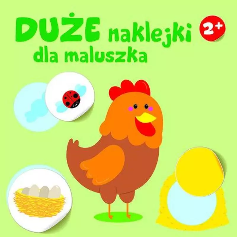 DUŻE NAKLEJKI DLA MALUSZKA 2+ - Yoyo Books