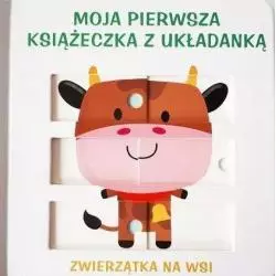 ZWIERZĄTKA NA WSI. MOJA PIERWSZA KSIĄŻECZKA Z UKŁADANKĄ - Yoyo Books