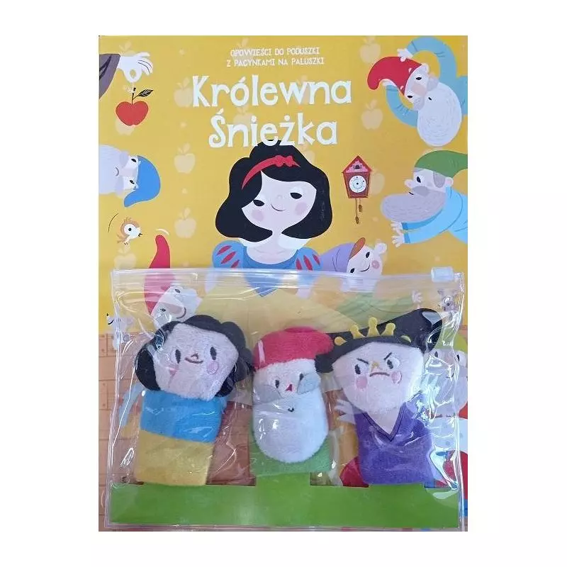 KRÓLEWNA ŚNIEŻKA. OPOWIEŚCI DO PODUSZKI Z PACYNKAMI NA PALUSZKI - Yoyo Books