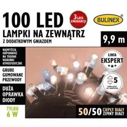 LAMPKI ZEWNĘTRZNE 100 LED 9.9M Z DODATKOWYM GNIAZDEM - Bulinex