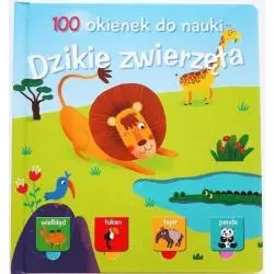 DZIKIE ZWIERZĘTA. 100 OKIENEK DO NAUKI - Yoyo Books