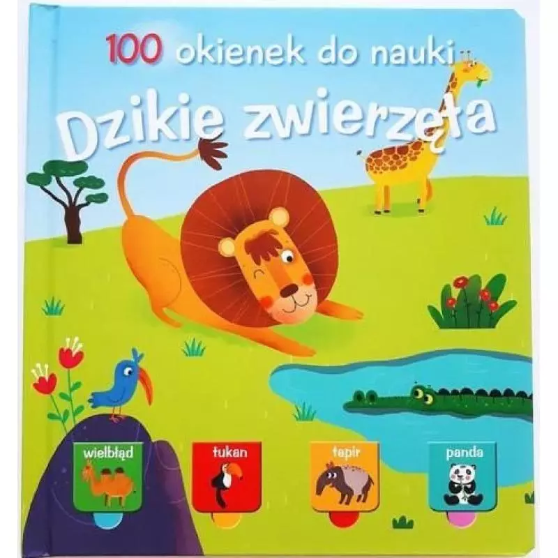 DZIKIE ZWIERZĘTA. 100 OKIENEK DO NAUKI - Yoyo Books