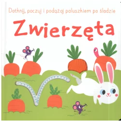 ZWIERZĘTA. DOTKNIJ, POCZUJ I PODĄŻAJ PALUSZKIEM PO ŚLADZIE - Yoyo Books