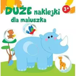 NOSOROŻEC. DUŻE NAKLEJKI DLA MALUSZKA 3+ - Yoyo Books