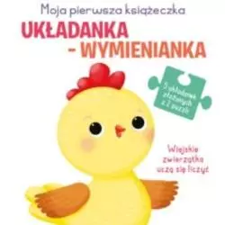 WIEJSKIE ZWIERZĄTKA UCZĄ SIĘ LICZYĆ. UKŁADANKA-WYMIENIANKA. MOJA PIERWSZA KSIĄŻECZKA - Yoyo Books