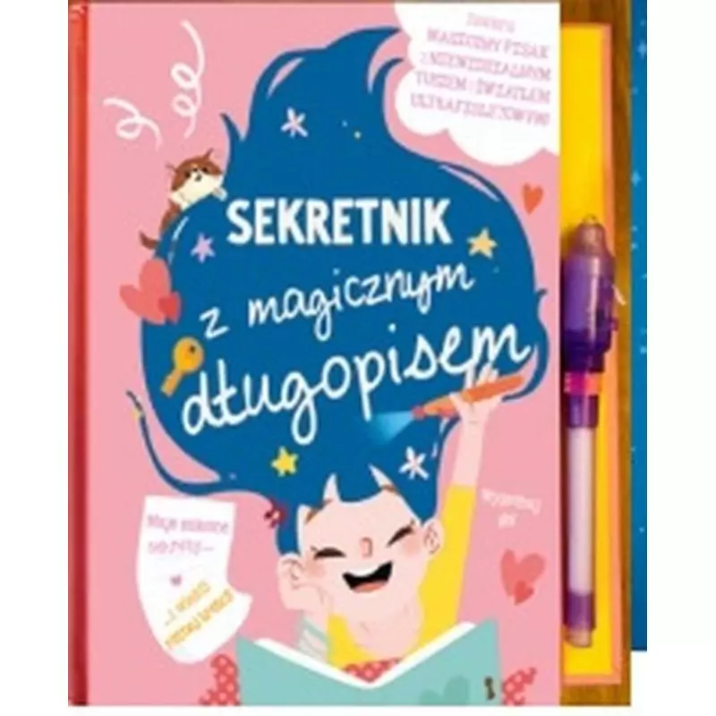 SEKRETNIK DLA DZIEWCZYNEK Z MAGICZNYM DŁUGOPISEM - Yoyo Books