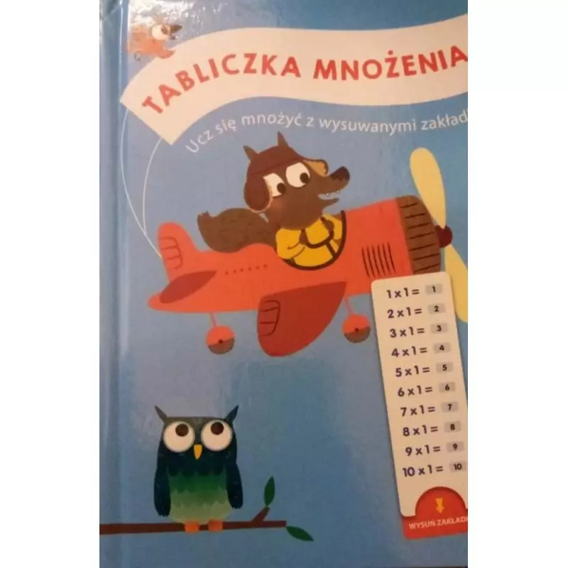 TABLICZKA MNOŻENIA. UCZ SIĘ MNOŻYC Z WYSUWANYMI ZAKŁADKAMI! - Yoyo Books