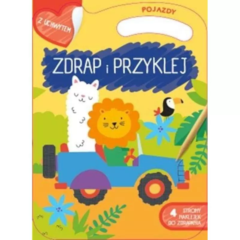 POJAZDY. ZDRAP I PRZYKLEJ - Yoyo Books