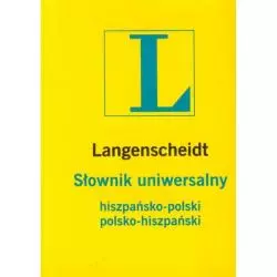 SŁOWNIK UNIWERSALNY HISZPAŃSKO-POLSKI POLSKO-HISZPAŃSKI - Langenscheidt