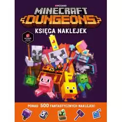 MINECRAFT DUNGEONS KSIĘGA NAKLEJEK - Harperkids