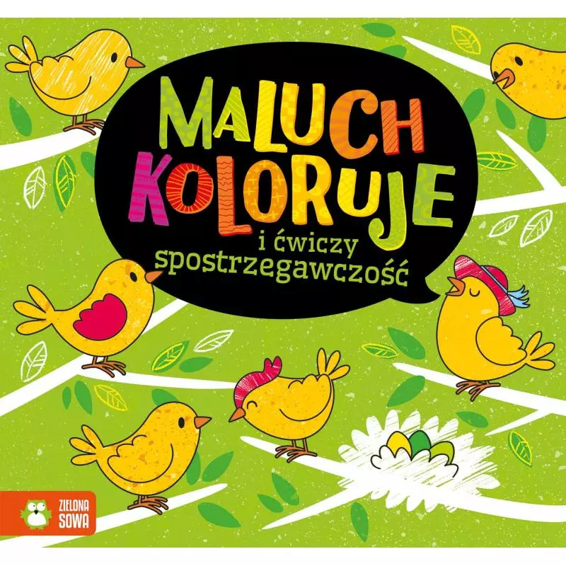 MALUCH KOLORUJE I ĆWICZY SPOSTRZEGAWCZOŚĆ - Zielona Sowa