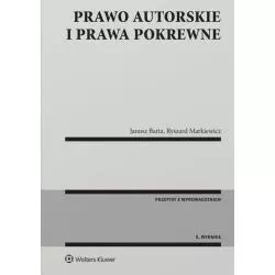 PRAWO AUTORSKIE I PRAWA POKREWNE - Wolters Kluwer