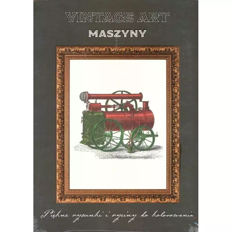 MASZYNY VINTAGE ART KOLOROWANKA DO DEKORACJI - 