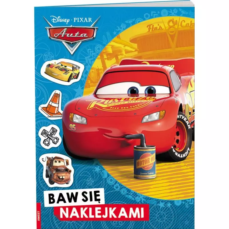 DISNEY AUTA. BAW SIĘ NAKLEJKAMI - Ameet