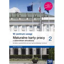 NOWE WIEDZA O SPOŁECZEŃSTWIE W CENTRUM UWAGI KARTY PRACY MATURALNE 2 LICEUM I TECHNIKUM ZAKRES ROZSZERZONY - Nowa Era