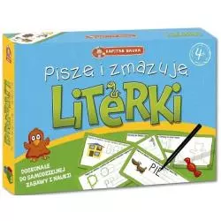PISZĘ I ZMAZUJĘ LITERKI. KAPITAN NAUKA 4+ - Edgard