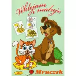 MRUCZEK. WKLEJAM I MALUJĘ. KOLOROWANKA Z NAKLEJKAMI - Pasja