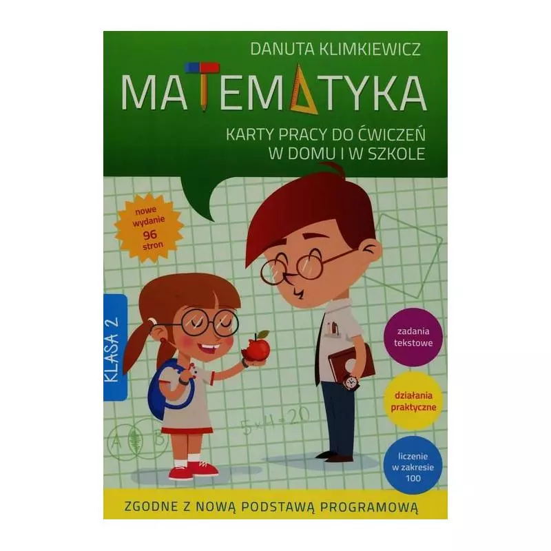 MATEMATYKA. KLASA 2. KARTY PRACY DO ĆWICZEŃ W DOMU I W SZKOLE - Skrzat