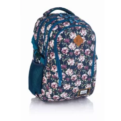 PLECAK SZKOLNY MŁODZIEŻOWY W KWIATY