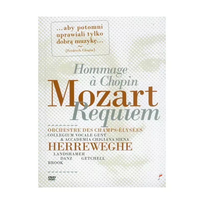 WOLFGANG AMADEUS MOZART REQUIEM KSIĄŻKA + DVD - Narodowy Instytut Fryderyka Chopina
