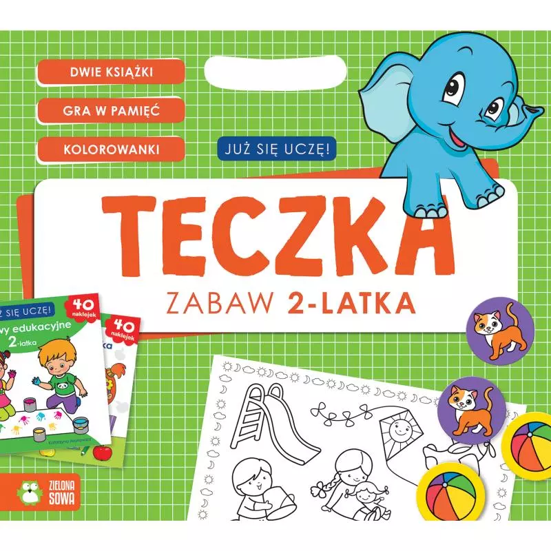 TECZKA ZABAW 2-LATKA. JUŻ SIĘ UCZĘ! - Zielona Sowa