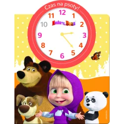 MASZA I NIEDŹWIEDŹ. CZAS NA PSOTY. KSIĄŻKA Z ZEGAREM - Egmont