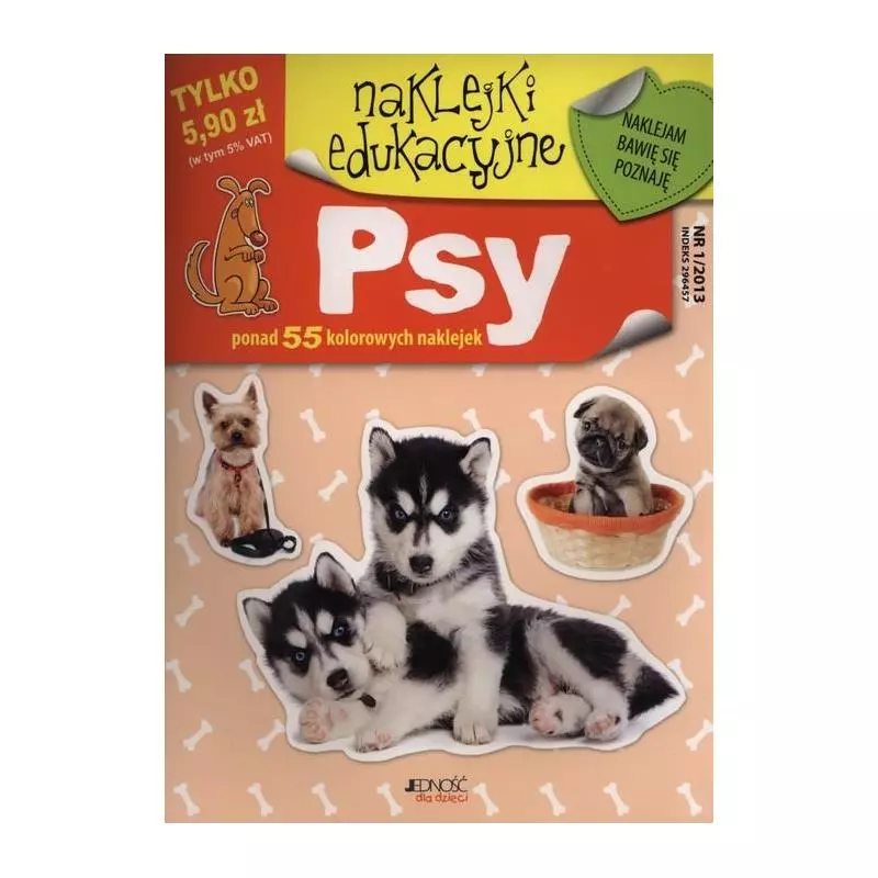 PSY. NAKLEJKI EDUKACYJNE - Jedność