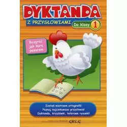 DYKTANDA Z PRZYSŁOWIAMI DO KLASY 1 - Greg