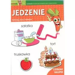 MARCHEWKOWE ZADANIA 3-6 LAT JEDZENIE KOLORUJĘ, PISZĘ I NAKLEJAM