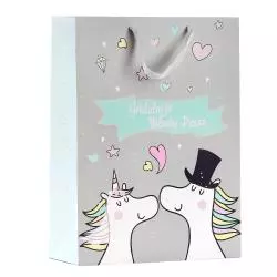 TOREBKA PREZENTOWA WEDDING JEDNOROŻCE L