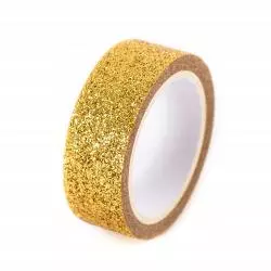 TAŚMA DEKORACYJNA ZŁOTA 5M