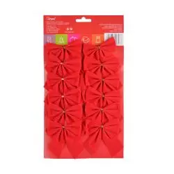 KOKARDKI ŚWIĄTECZNE NA CHOINKĘ 12SZT. ARPEX