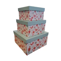 ZESTAW PUDEŁEK PREZENTOWYCH 3SZT.