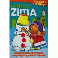ZWIERZĄTKA ZIMĄ. KSIĄŻECZKA Z NAKLEJKAMI