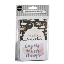 ZESTAW KART DO JOURNALINGU KWIATY