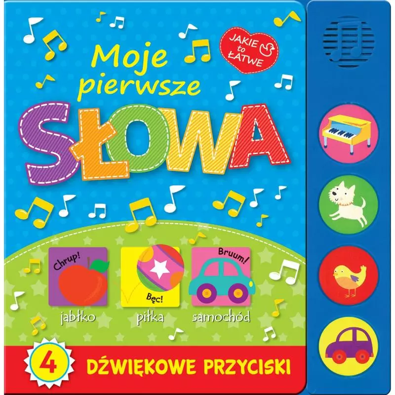 MOJE PIERWSZE SŁOWA. KSIĄŻKA DŹWIĘKOWA - Wilga