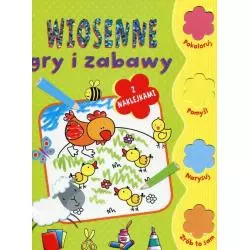 WIOSENNE GRY I ZABAWY Z NAKLEJKAMI