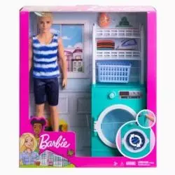 BARBIE LALKA KEN Z PRALKĄ DOMOWE ZAJĘCIA 3+