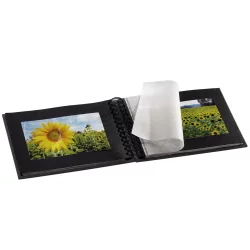 ALBUM NA ZDJĘCIA WKLEJANE FINE ART 50 STRON CZARNY 24 X 17CM II GATUNEK - Hama