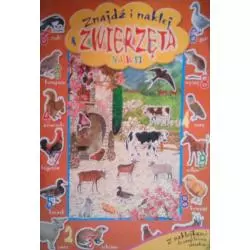 ZWIERZĘTA NA WSI. ZNAJDŹ I NAKLEJ