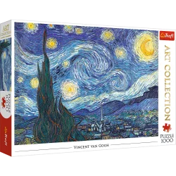 GWIAŹDZISTA NOC VINCENT VAN GOGH PUZZLE 1000 ELEMENTÓW TREFL 10+