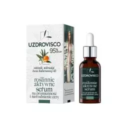 ROŚLINNIE AKTYWNE SERUM DO TWARZY NA PROMIENNOŚĆ I NAWODNIENIE CERY UZDROVISCO 30 ML