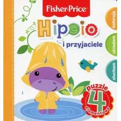 FISHER PRICE. HIPCIO I PRZYJACIELE. PUZZLE 4-ELEMENTOWE