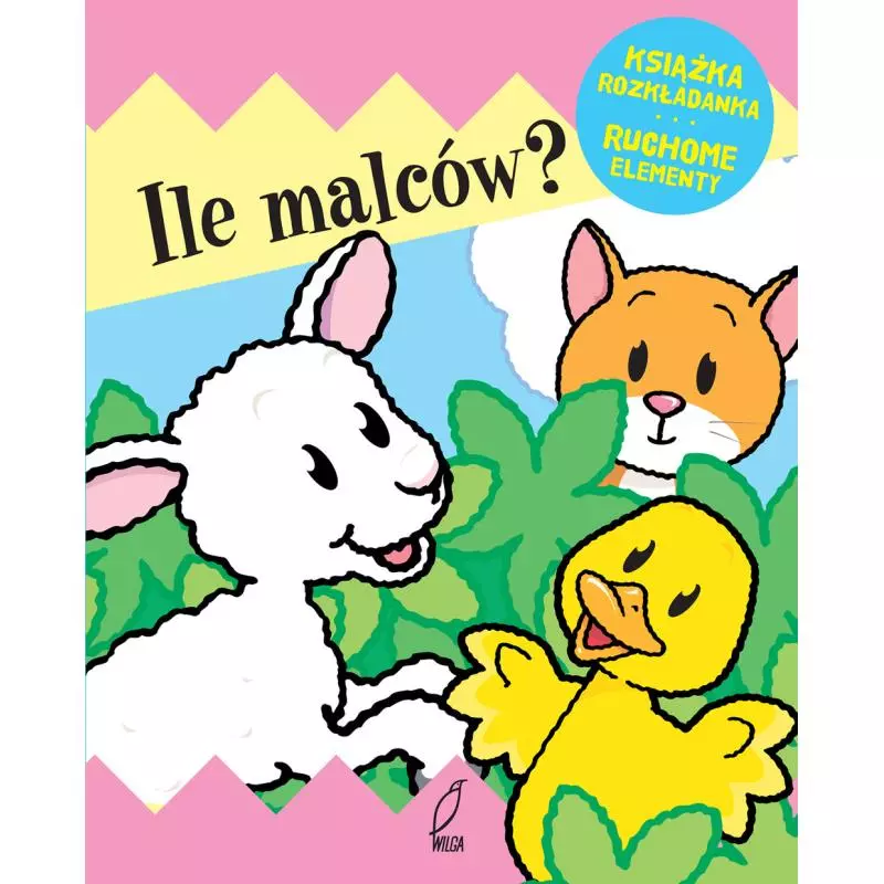 ILE MALCÓW KSIĄŻKA ROZKŁADANA RUCHOME ELEMENTY - Wilga